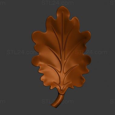 Art panel (Leaf shaped dish, PD_0518) 3D models for cnc