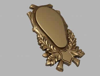 Art panel (Trophy board, PD_0535) 3D models for cnc