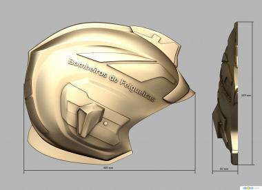 Art panel (Helmet, PD_0570) 3D models for cnc