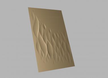 Art panel (Panel with recesses, PD_0582) 3D models for cnc