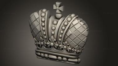 Art panel (Crown version1, PD_0592) 3D models for cnc