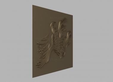 Art panel (Wall panel, PD_0610) 3D models for cnc