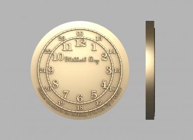 Art panel (Watch, PD_0611) 3D models for cnc