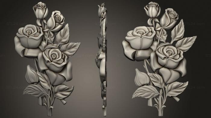 Art pano (Bouquet Of Roses, PH_0479) 3D models for cnc