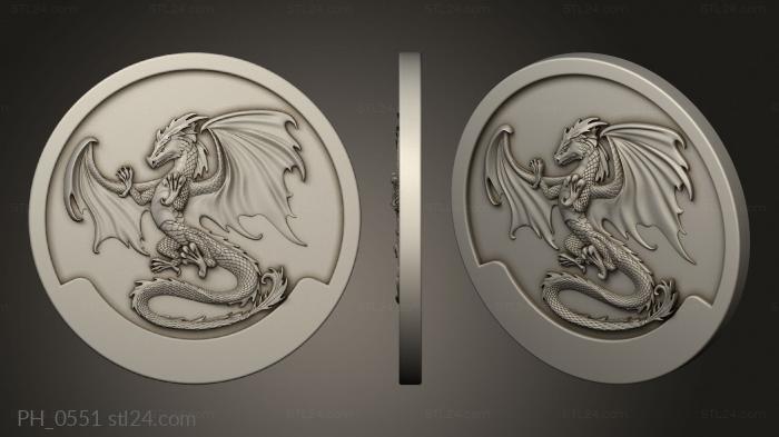 Dragon on a coin