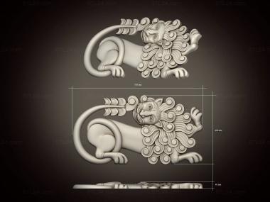 Art pano (Lion in Russian style, PH_0596) 3D models for cnc