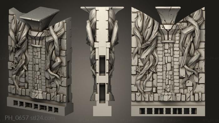 Art pano (Wizard Tower Wall Column, PH_0657) 3D models for cnc