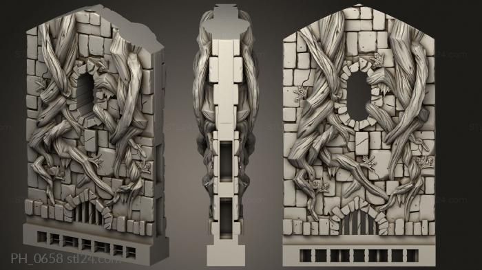 Art pano (Wizard Tower Wall, PH_0658) 3D models for cnc