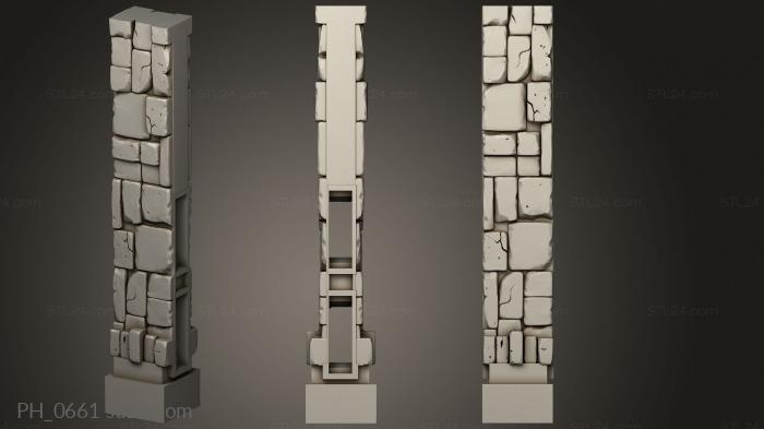 Art pano (Wizard Tower Wall Pilar, PH_0661) 3D models for cnc