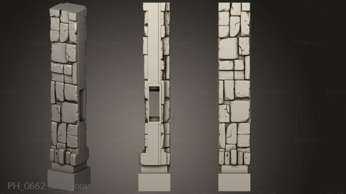 Art pano (Wizard Tower Wall Pilar, PH_0662) 3D models for cnc