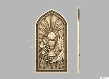 Religious panels (, PR_0307) 3D models for cnc