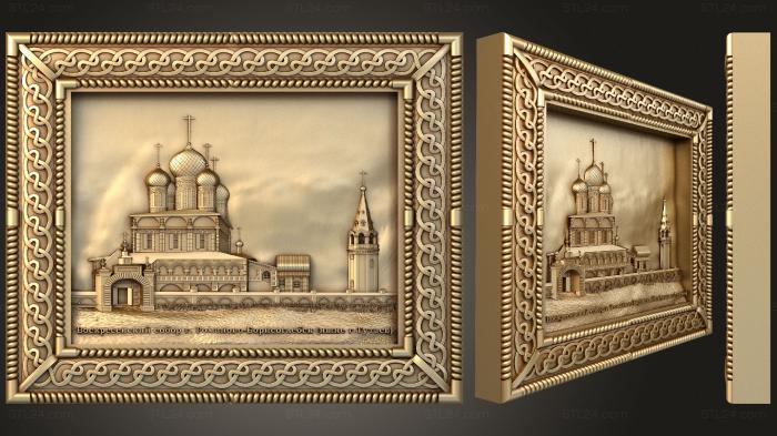 Religious panels (Resurrection Cathedral panel, PR_0313) 3D models for cnc