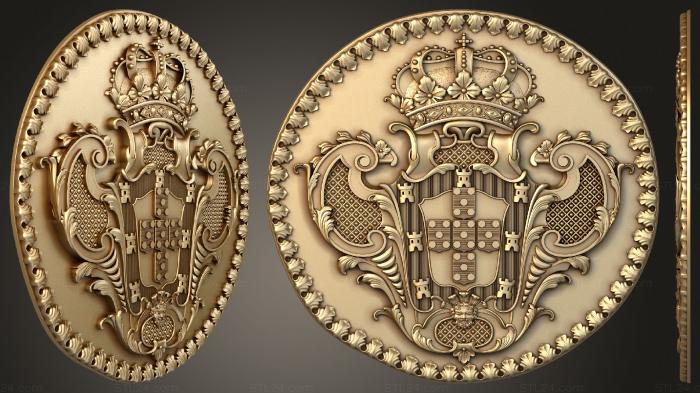 Religious panels (Ancient coin, PR_0325) 3D models for cnc