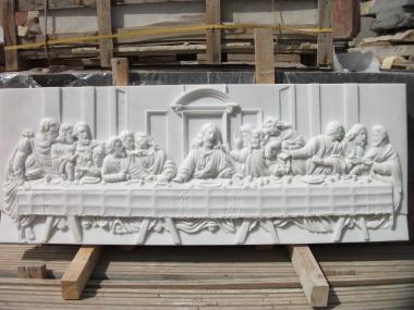 Religious panels (The last supper, PR_0355) 3D models for cnc