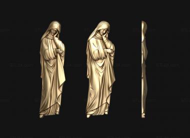 Religious panels (Upcoming Nickel figure, PR_0383) 3D models for cnc