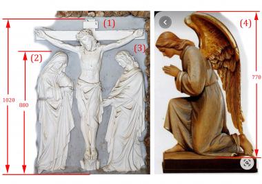 Religious panels (Upcoming Right figure, PR_0384) 3D models for cnc