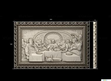 Religious panels (New version IK0392, PR_0386) 3D models for cnc