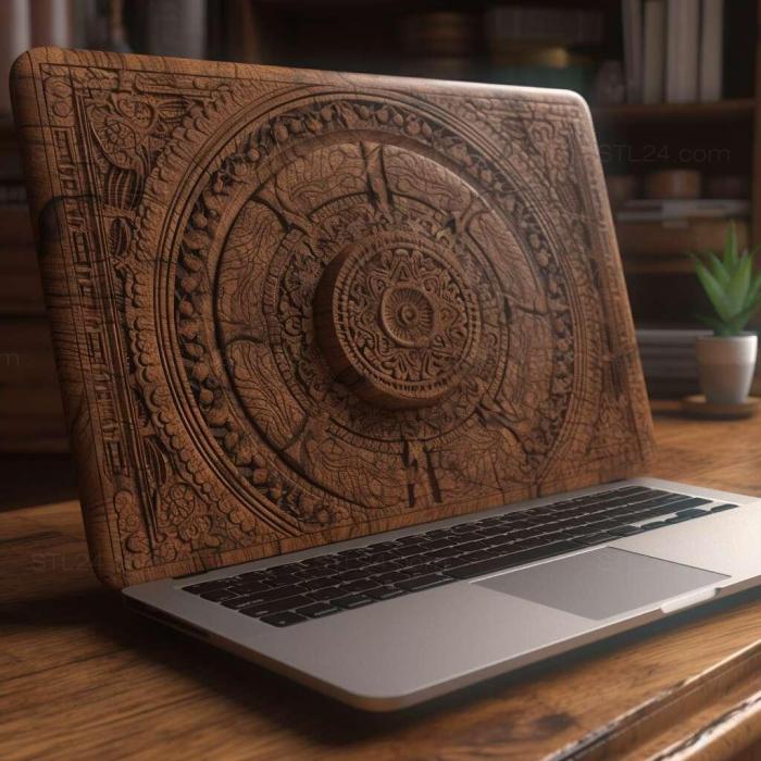 Patterns and decorations (Macbook pro 3, PATTERN_1579) 3D models for cnc