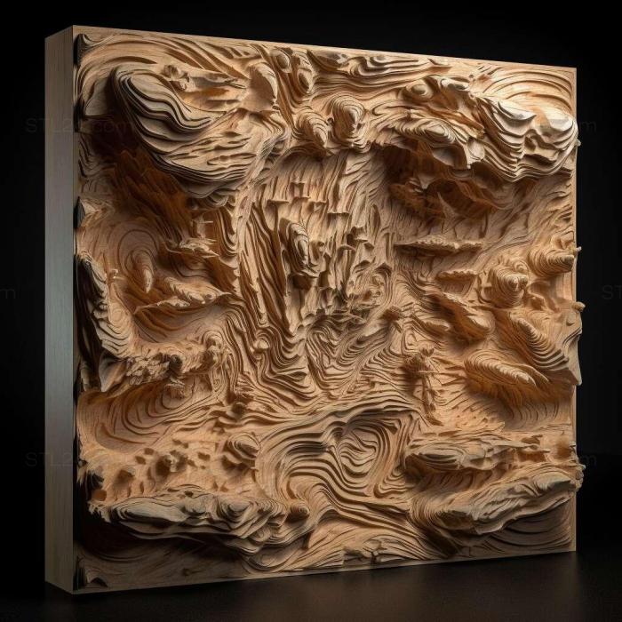 Patterns and decorations (Hydrochasma digitatum 4, PATTERN_876) 3D models for cnc