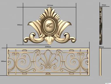 Fence (, PRL_0110) 3D models for cnc