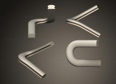 Fence (Rotating railing element, PRL_0120) 3D models for cnc