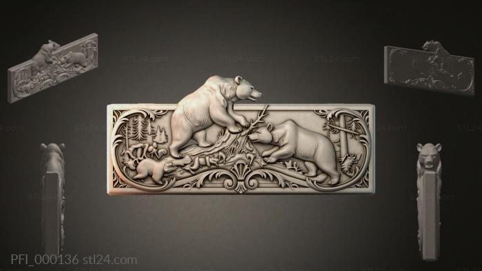 Fantasy panel (PFI_000136) 3D models for cnc