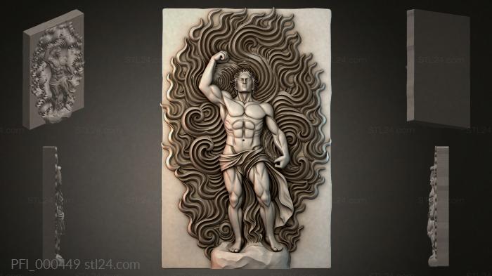 Fantasy panel (PFI_000449) 3D models for cnc