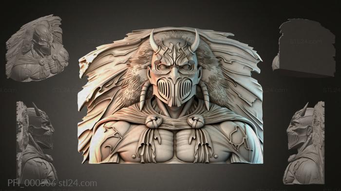 Fantasy panel (PFI_000506) 3D models for cnc