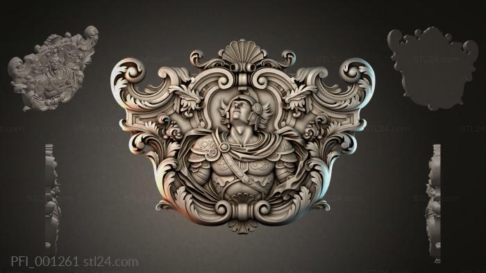 Панно фентези (PFI_001261) 3D модель для ЧПУ станка