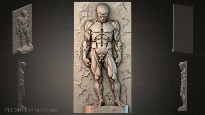 Панно фентези (PFI_001359) 3D модель для ЧПУ станка