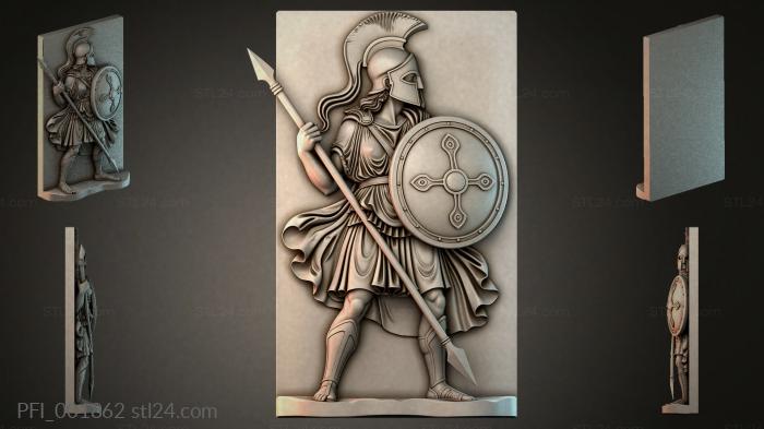 Панно фентези (PFI_001862) 3D модель для ЧПУ станка