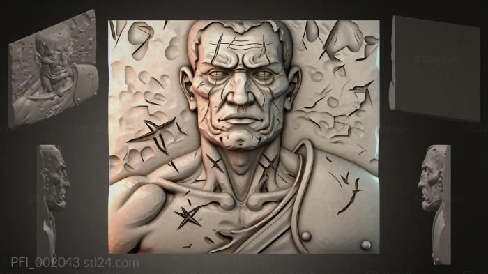 Панно фентези (PFI_002043) 3D модель для ЧПУ станка