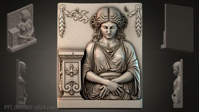 Панно фентези (PFI_002089) 3D модель для ЧПУ станка