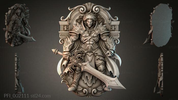 Панно фентези (PFI_002111) 3D модель для ЧПУ станка