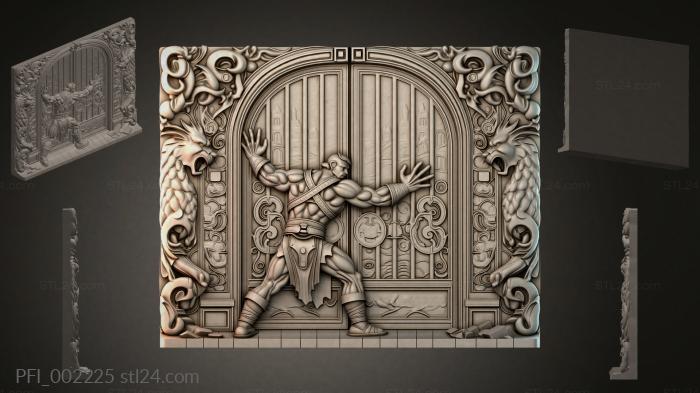 Панно фентези (PFI_002225) 3D модель для ЧПУ станка
