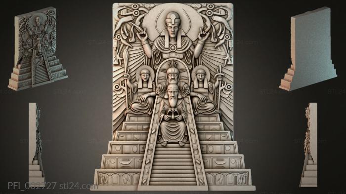 Панно фентези (PFI_002727) 3D модель для ЧПУ станка