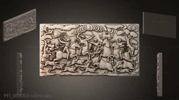 Панно фентези (PFI_003203) 3D модель для ЧПУ станка