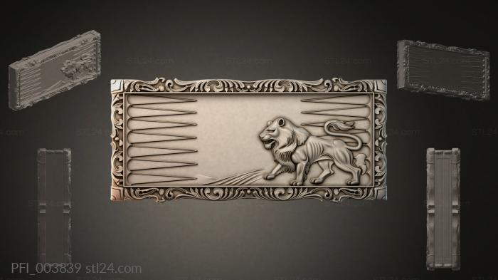 Панно фентези (PFI_003839) 3D модель для ЧПУ станка