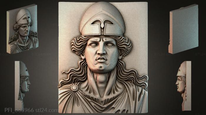 Панно фентези (PFI_003966) 3D модель для ЧПУ станка