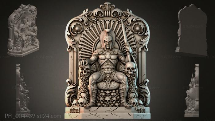 Панно фентези (PFI_004439) 3D модель для ЧПУ станка