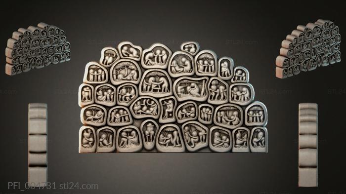 Панно фентези (PFI_004731) 3D модель для ЧПУ станка