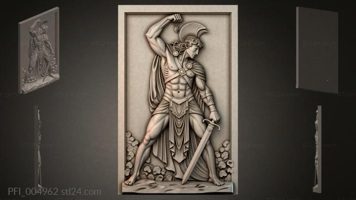 Панно фентези (PFI_004962) 3D модель для ЧПУ станка