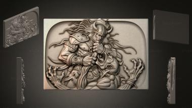 Fantasy panel PFI_005262 3d model