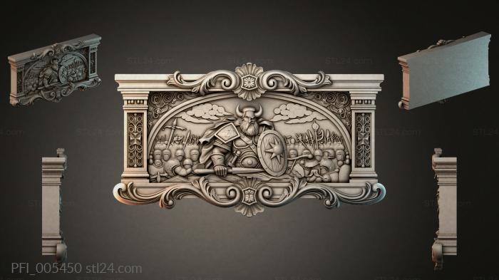 Панно фентези (PFI_005450) 3D модель для ЧПУ станка