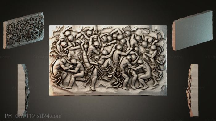 Панно фентези (PFI_007112) 3D модель для ЧПУ станка