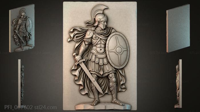 Панно фентези (PFI_007602) 3D модель для ЧПУ станка