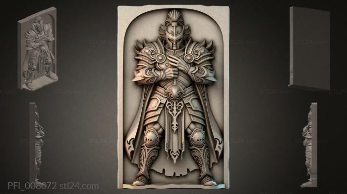 Панно фентези (PFI_008072) 3D модель для ЧПУ станка