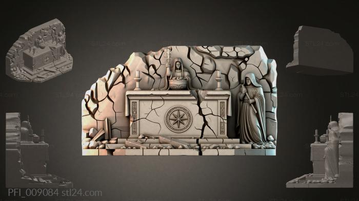 Панно фентези (PFI_009084) 3D модель для ЧПУ станка