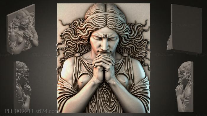 Панно фентези (PFI_009211) 3D модель для ЧПУ станка