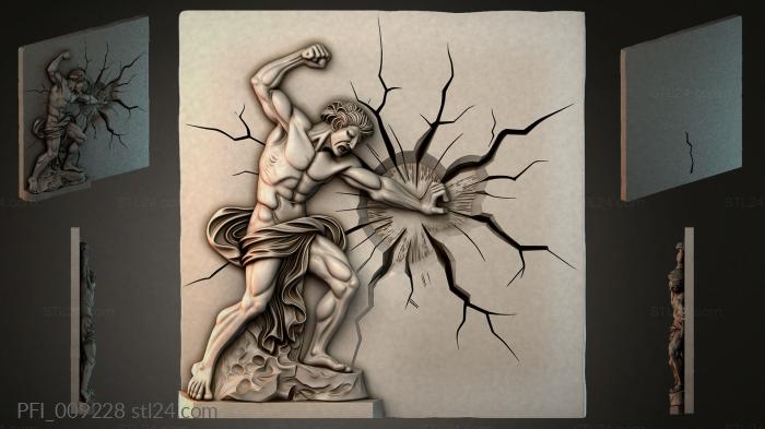 Панно фентези (PFI_009228) 3D модель для ЧПУ станка